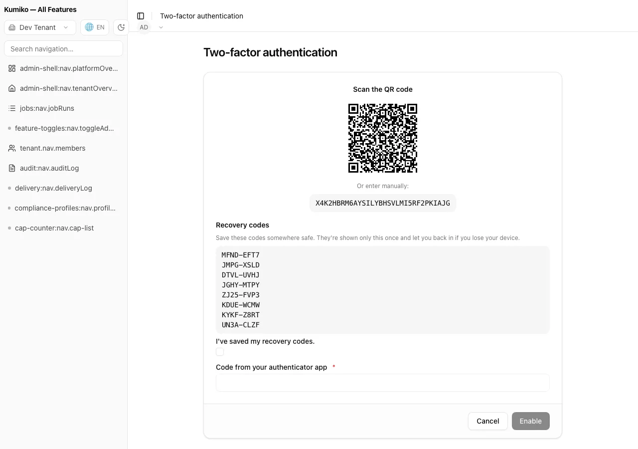 Two-factor authentication is live