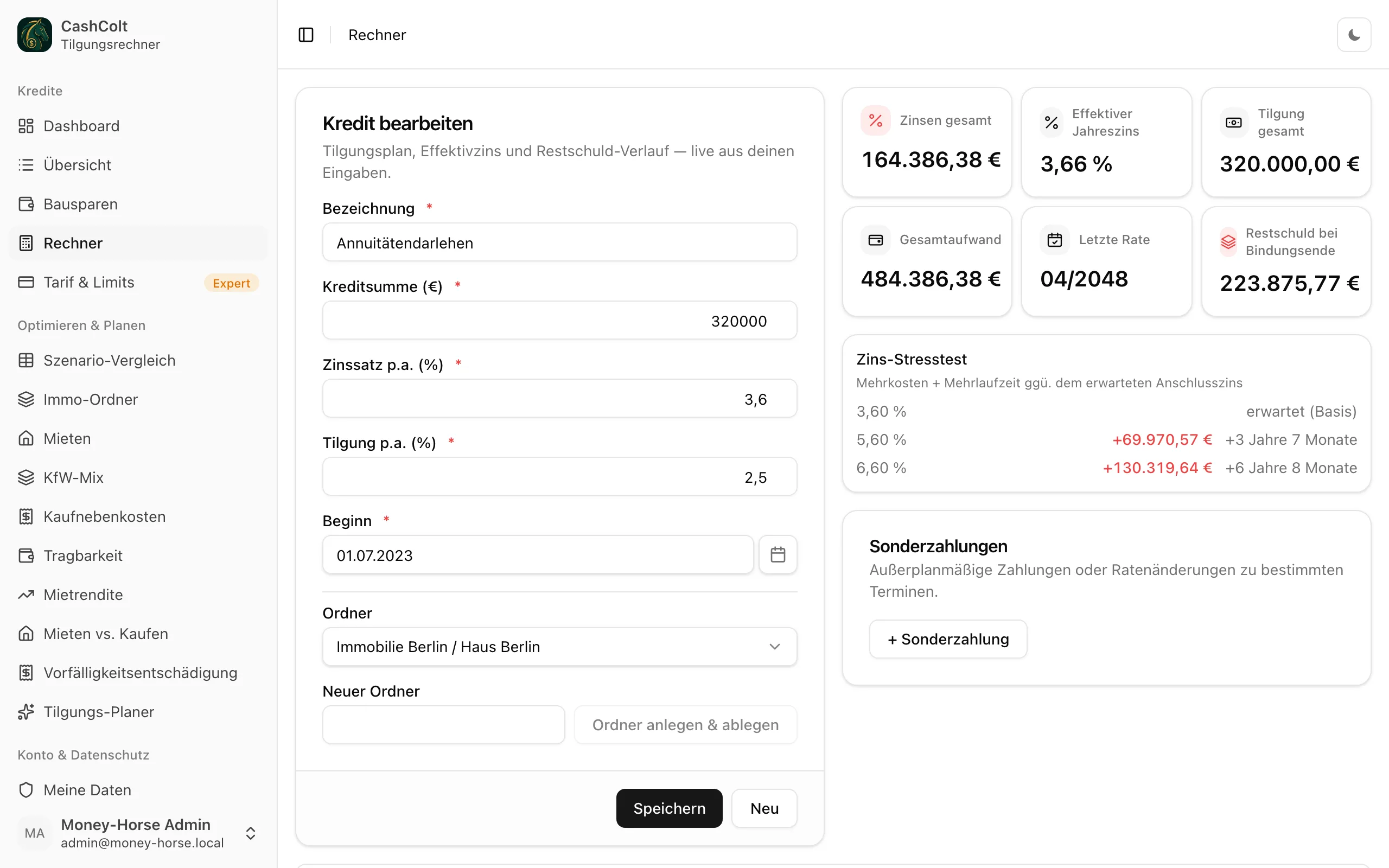 CashColt credit calculator